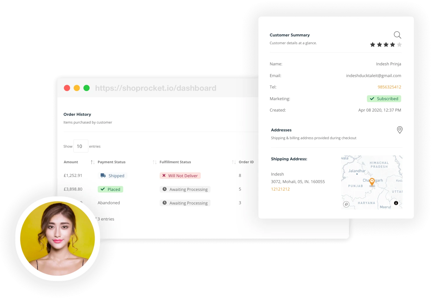Customer &amp; order management