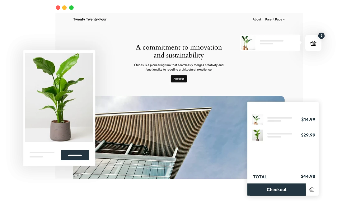 A complete online store for Wordpress